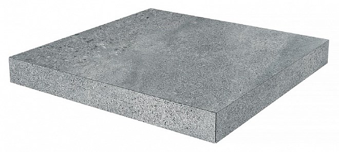 DD602320R/GCA Ступень угловая клееная Про Матрикс серый темный 33x33x0,9 - фото 58915