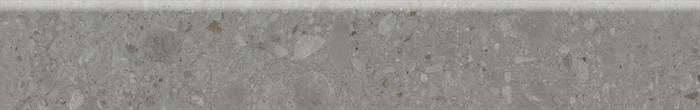 DD606120R/6BT Плинтус Чеппо ди Гре серый тёмный матовый обрезной 60x9,5x0,9 - фото 75010
